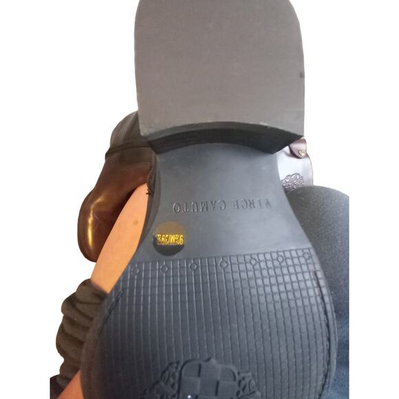 Vince Camuto Fabina Leather Riding boots - colorblock size 9.5 women's - Picture 7 of 16